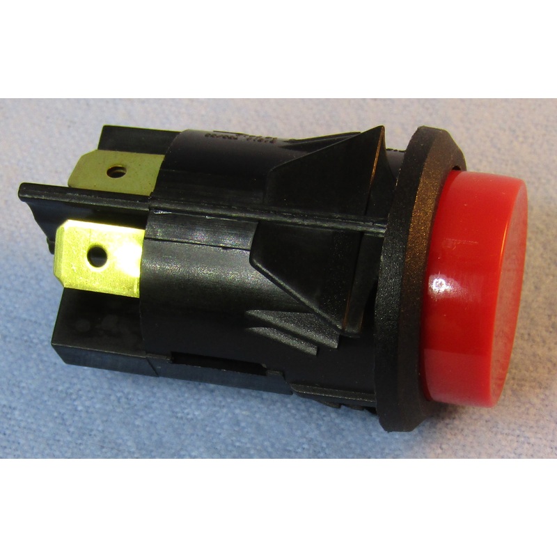 Philmore 30-757 SPST OFF-(ON) Momentary ON Round Red Push Button Switch 16A@125V