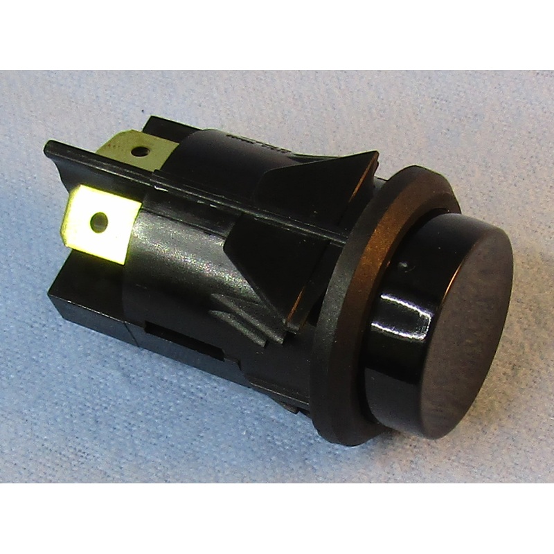 Philmore 30-759 SPST OFF-(ON) Momentary Round Black Push Button Switch 16A@125V