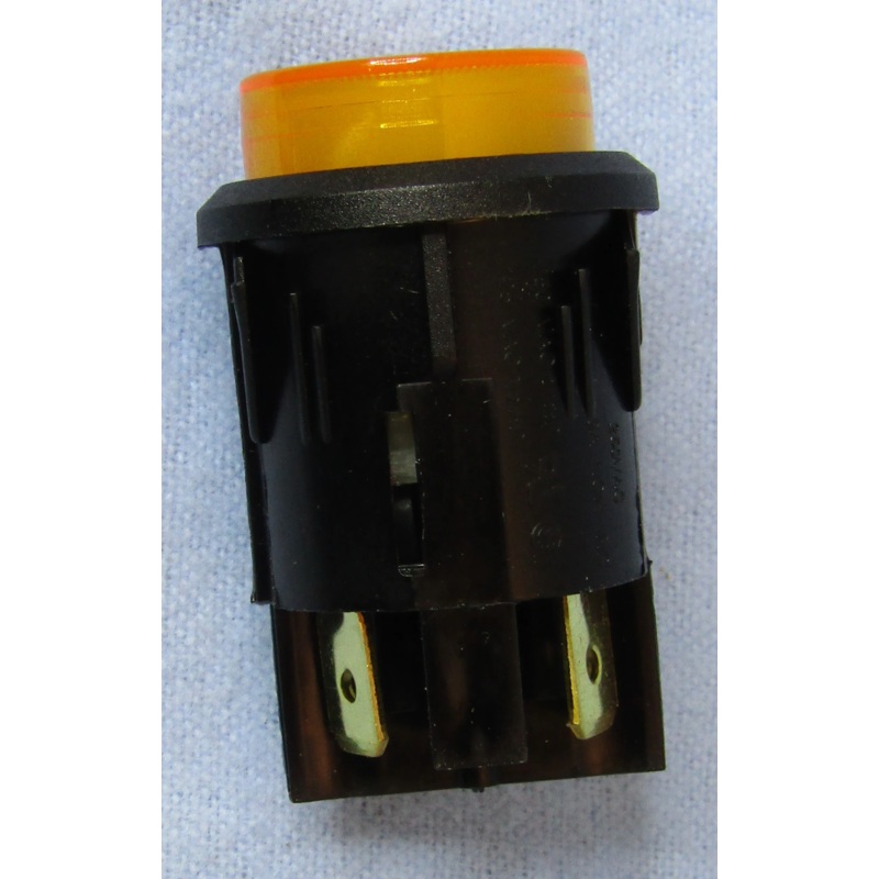 Philmore 30-765 SPST ON-OFF Amber Push Button Switch 16A@125-250V AC