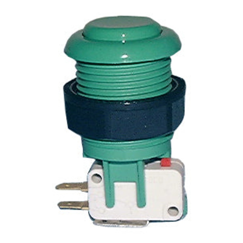 Philmore 30-784 Arcade Video Game Button with Momentary Switch – GREEN