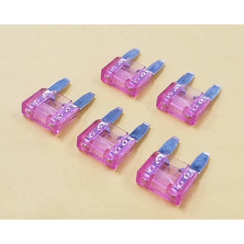 Philmore 64-6003 3A 32V ATM Mini Blade Automotive Fuse, Violet, 5 pack