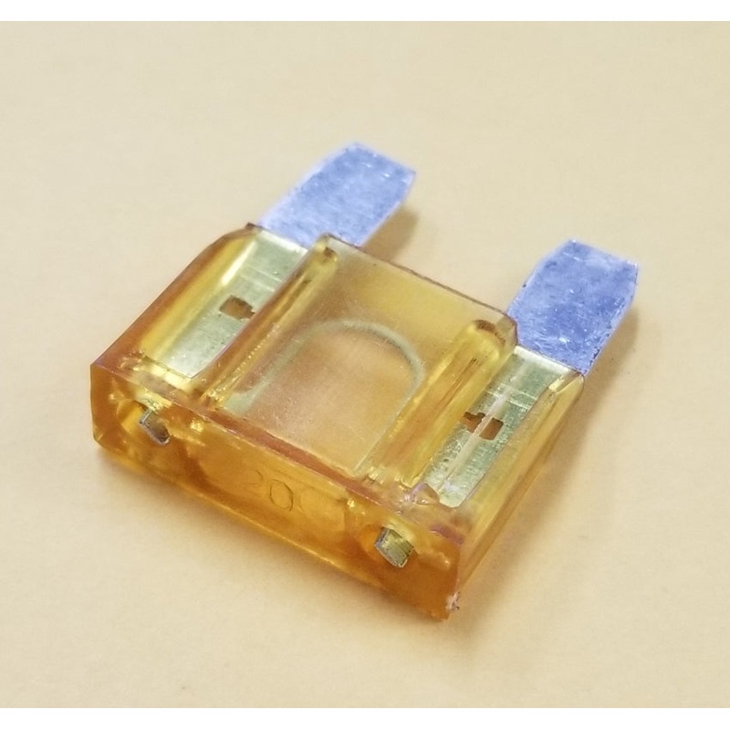 Philmore MAX20A, 20 Amp MAXI Style Fuse 20A, Yellow