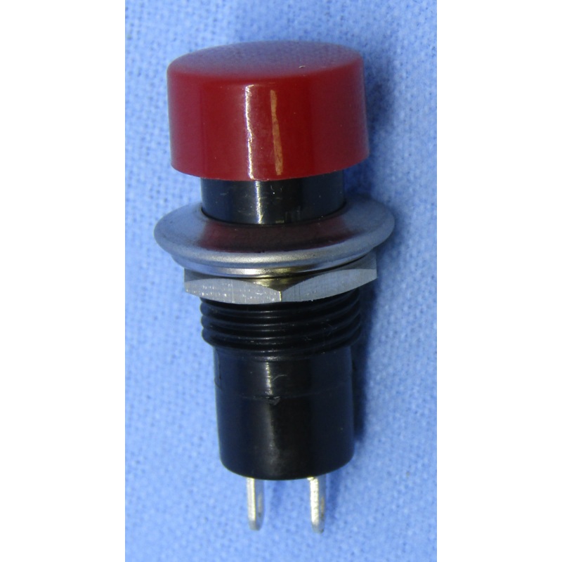 Philmore 30-10062 SPST OFF-(ON) Momentary ON Red Push Button Switch 3A@125V AC