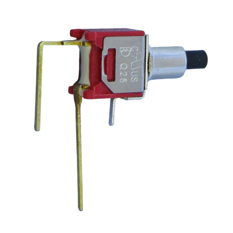 Philmore 30-20512 SPST OFF-(ON) Momentary ON Push Button Switch, Right Angle