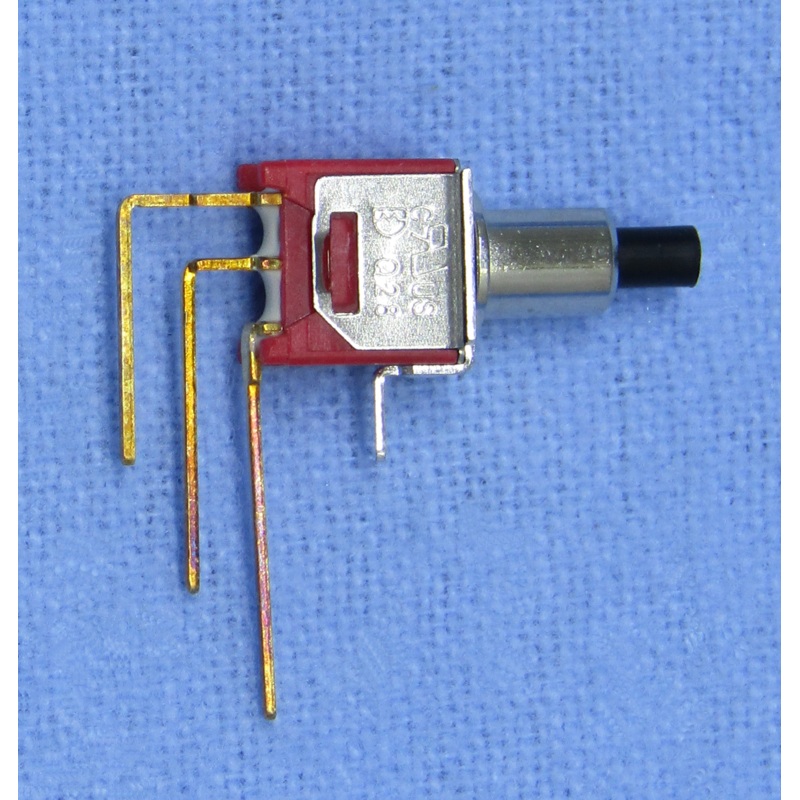 Philmore 30-20516 SPDT ON-(ON) Momentary Push Button Switch, Right Angle
