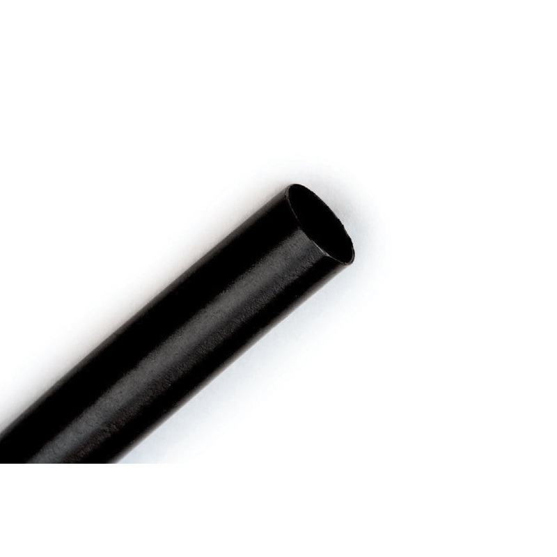 3/64″ Black 4′ Length of 2:1 Shrink Ratio, 3M FP301 Polyolefin Heat Shrink