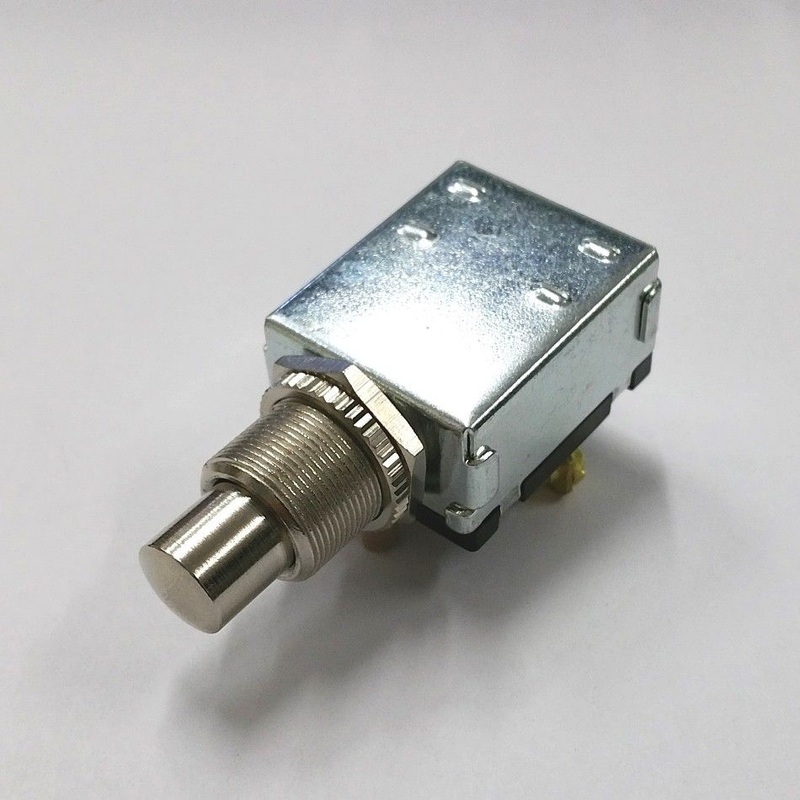 SPST 15A 12V DC, OFF – (ON) Auto or Marine Momentary Push Button Switch 30-19484