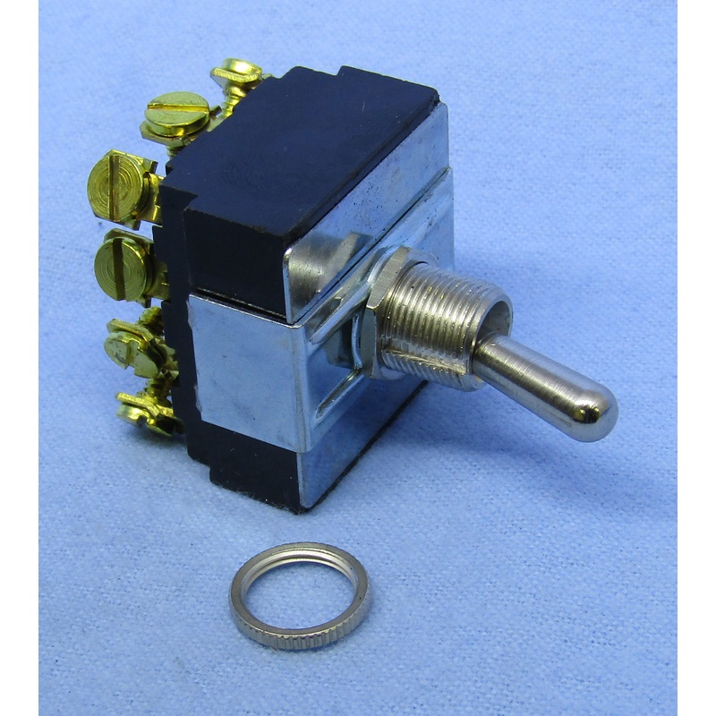Philmore 30-10376 4PDT ON-ON Heavy Duty Bat Handle Toggle Switch 15A@125V AC