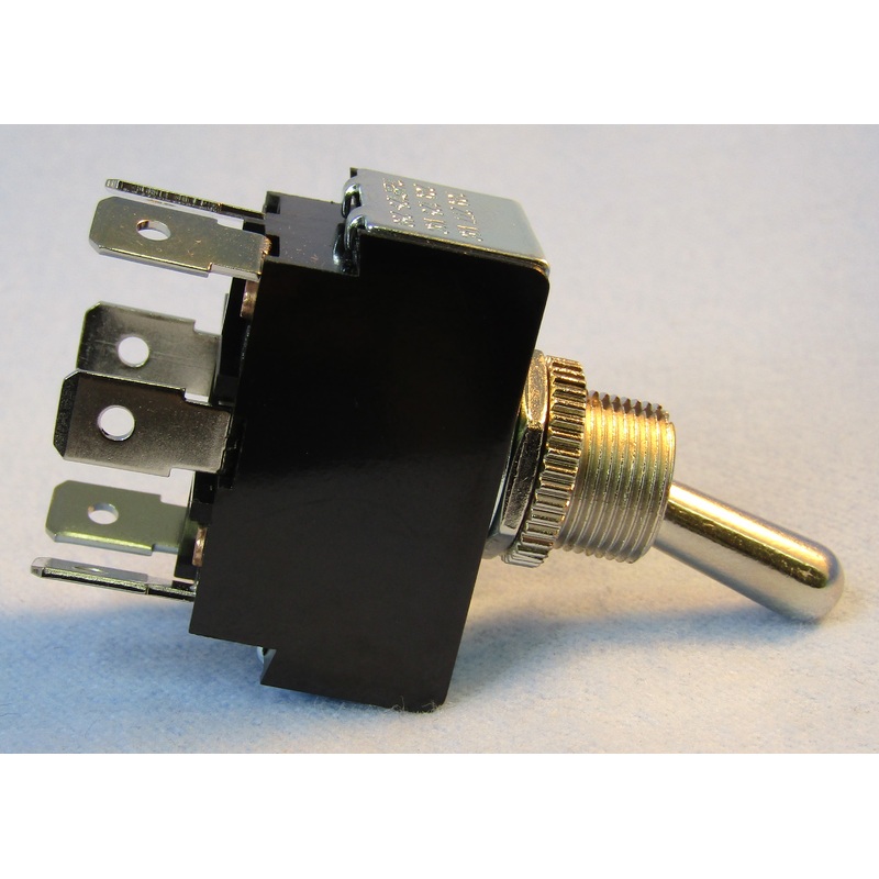 Philmore 30-320 DPDT ON-ON, Heavy Duty Bat Handle Toggle Switch 20A@125V AC