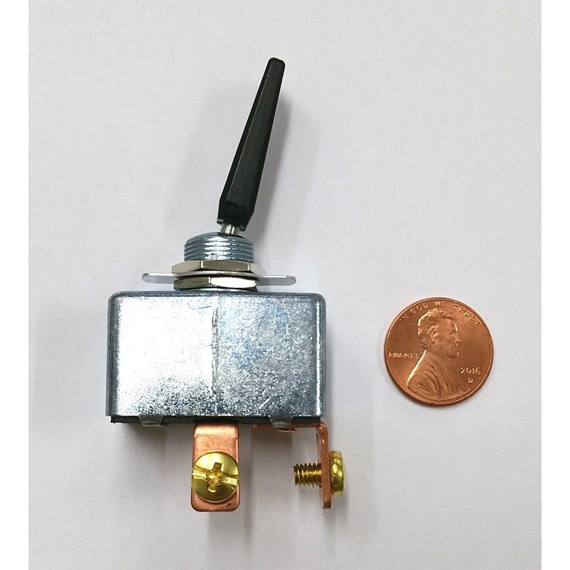 SPST ON – OFF 50A 12V DC, High Current Automotive Black Toggle Switch  (232728)