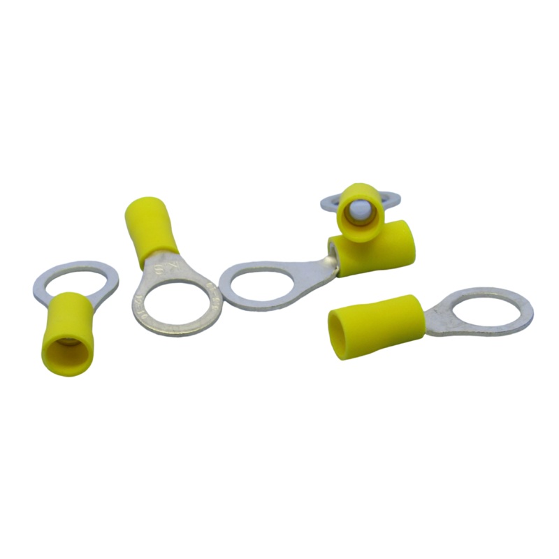 65-1569C, Philmore 3/8″ Ring Terminal 10-12 AWG Yellow 100pk