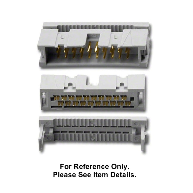 IDM-24, 24 Pin IDC 0.1” (2.54mm) Pin Spacing ~ Ribbon Mount Male Box Header