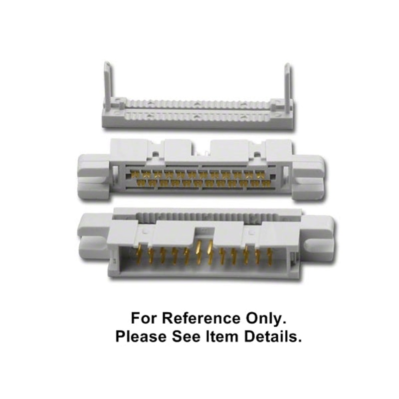 IDM-64E, 64 Pin IDC 0.1” (2.54mm) Pin Spacing ~ Panel Mount Male Ribbon Header