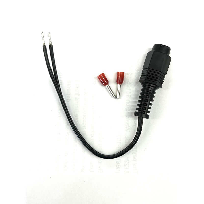 PWR5521F-100PK 2.1mmx5.5mm Female Pigtail 100pk