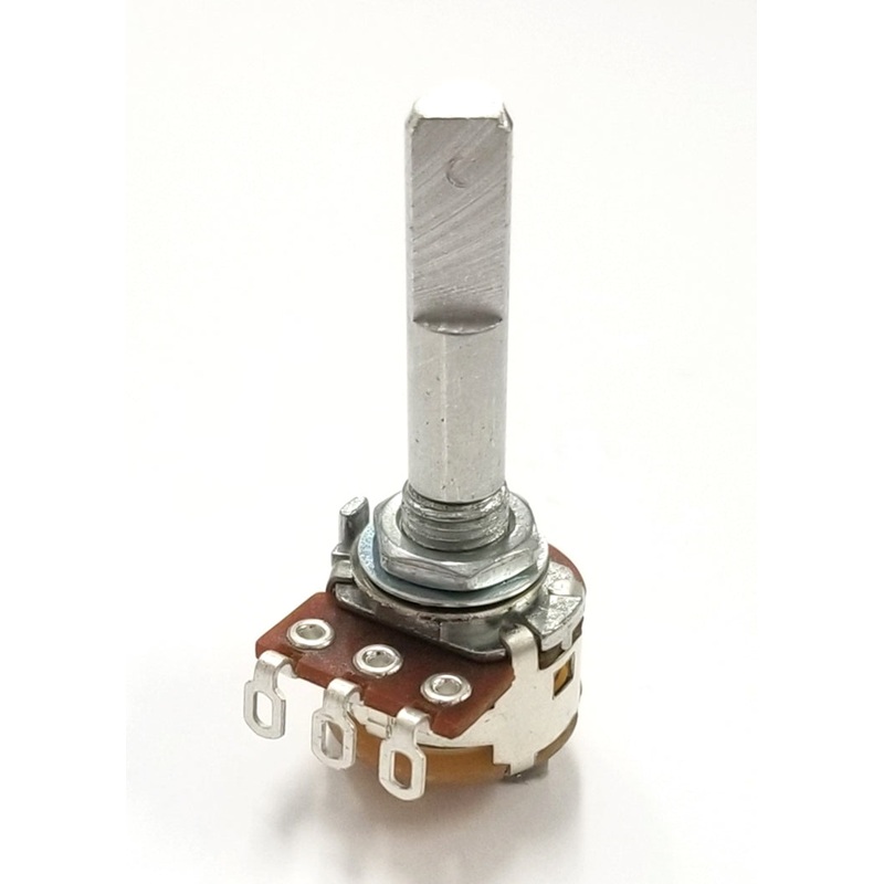 PC855, Philmore 50K Ohm Audio Taper Potentiometer w/Switch 16mm ~ 1/4″ D Shaft