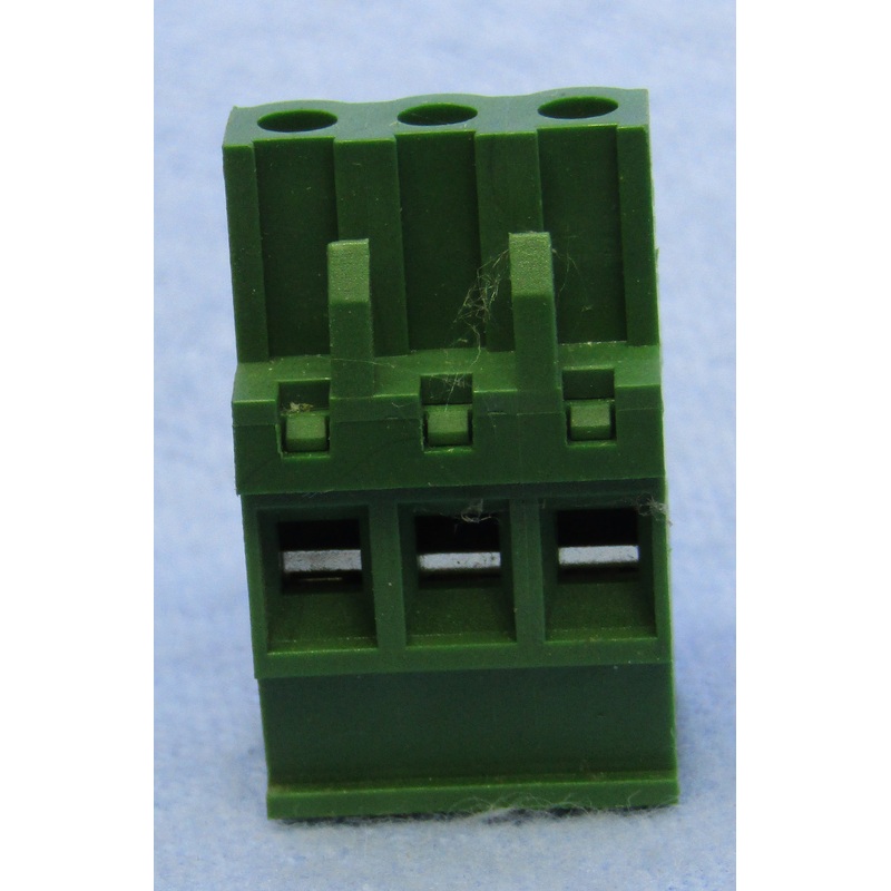 Philmore 13-2503, 3 Position Vertical Female Euro Mag DePluggable Terminal Block