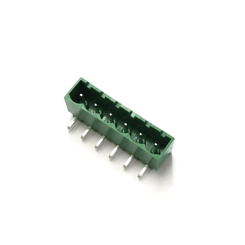 Philmore 13-2806, 6 Position Horizontal Male Euro Mag Header Socket, P.C. Mount
