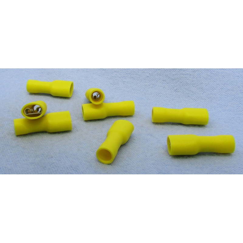 Philmore 65-4365 Fully Insulated Quick Connect Female Terminal, .250, 12-10, 8pk