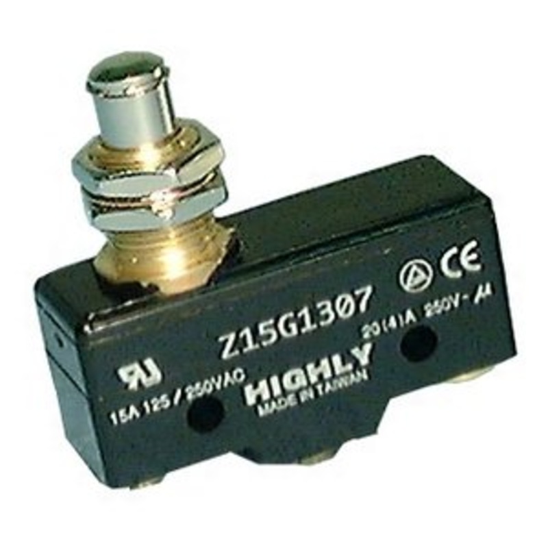 30-1307. Philmore SPDT ON-(ON) Plunger, Snap Action Momentary Switch Z15G1307