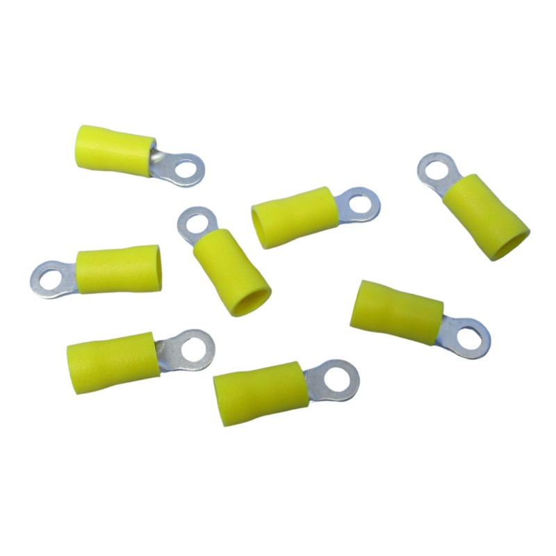 65-1564, Philmore #6 Ring Terminals 10-12 AWG Yellow 8pk