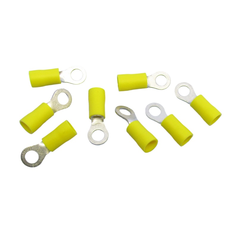 65-1566, Philmore #10 Ring Terminals 10-12 AWG Yellow 8pk