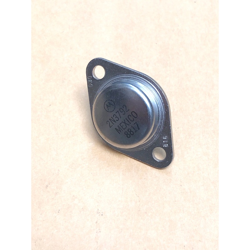 2N3792 PNP Silicon Transistor, 10A @ 80V Audio Power Amp & Switch ~ TO-3
