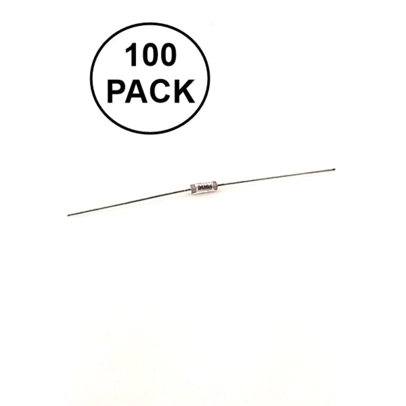 391-100V-100PK, 390pF 100V Axial Capacitor ~ 100 Pack