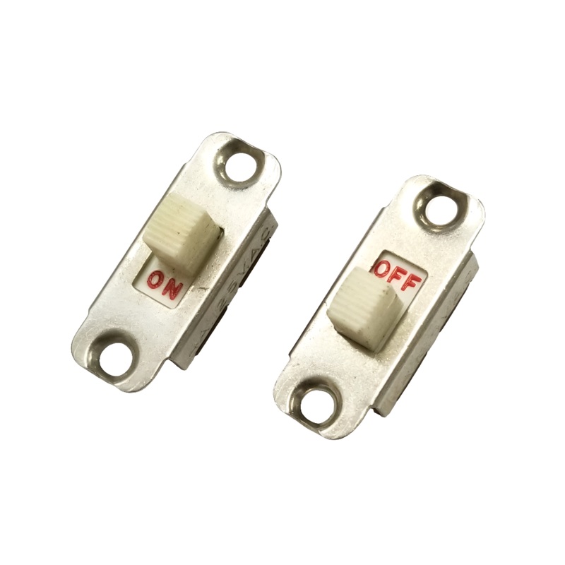 Lot of 2 Vintage Carling SPST ON-OFF Slide Switches  4A @ 125V AC UL
