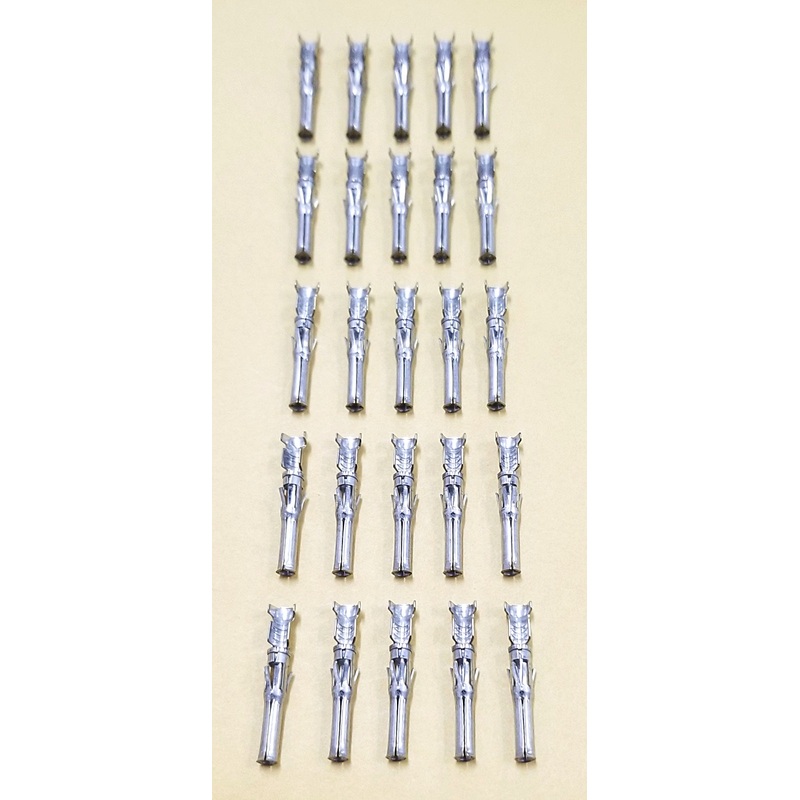 NEW Lot of 25 AMP 66590-1 Female Round Pins for CPC Series Connectors