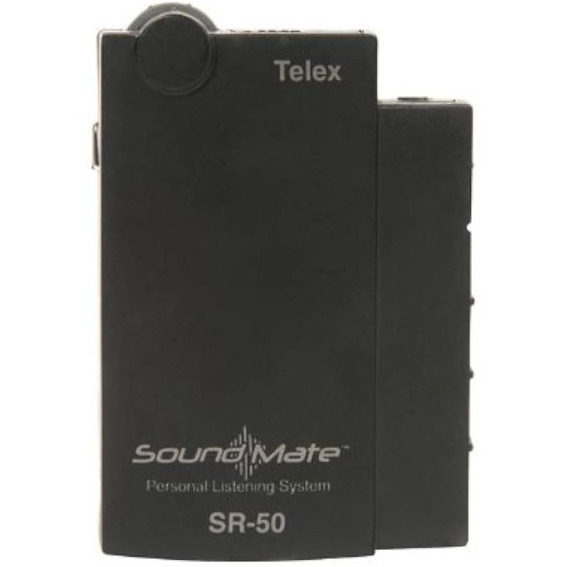 SR-50 (A), Telex Soundmate Wireless Assistive Listening Receiver, Channel A (72.1 MHz)