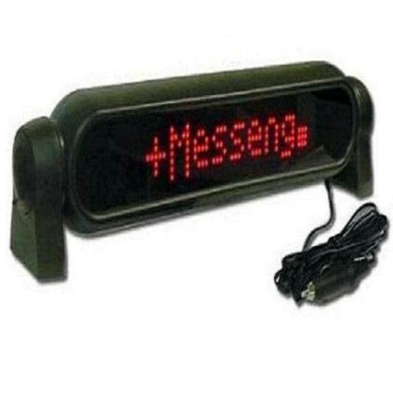 118023 – ADVERTISEMENT LED DISPLAY WITH 12V AND 120V POWER ADAPTERS