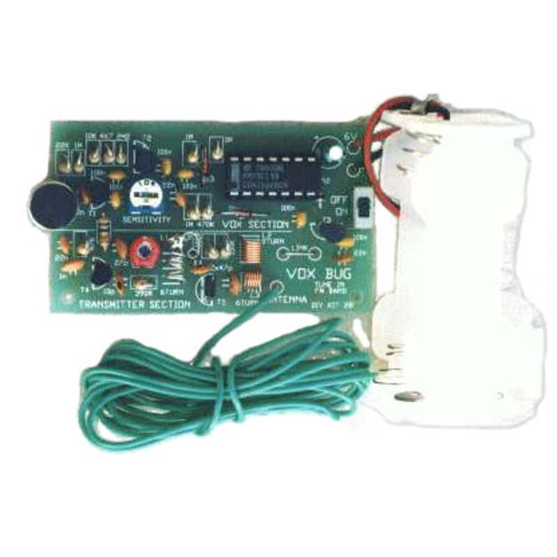 80-280 – FM TRANSMITTER-SOUND ACTIVATED WIRELESS MIC