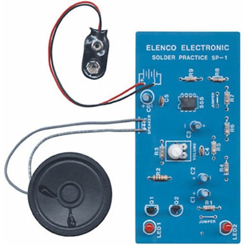 AK-100 – LEARN TO SOLDER KIT INCLUDES SOLDERING IRON AND CUTTER