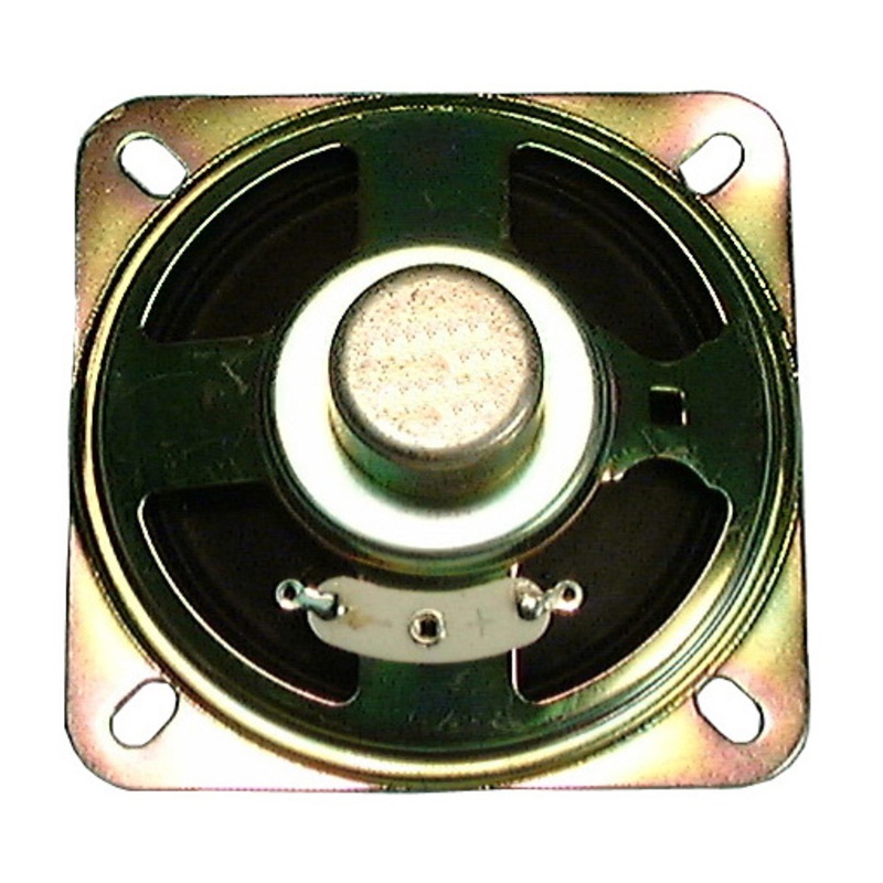 Philmore # TS29 4.0″ Square Flanged Speaker, 8 Ohm 1.0 Watt