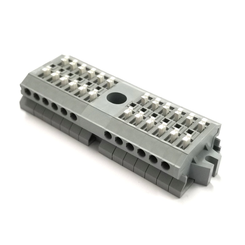 Sato Parts # ML-1700-A-12P 12 Position Screwless Terminal Block ~ 10A 300V