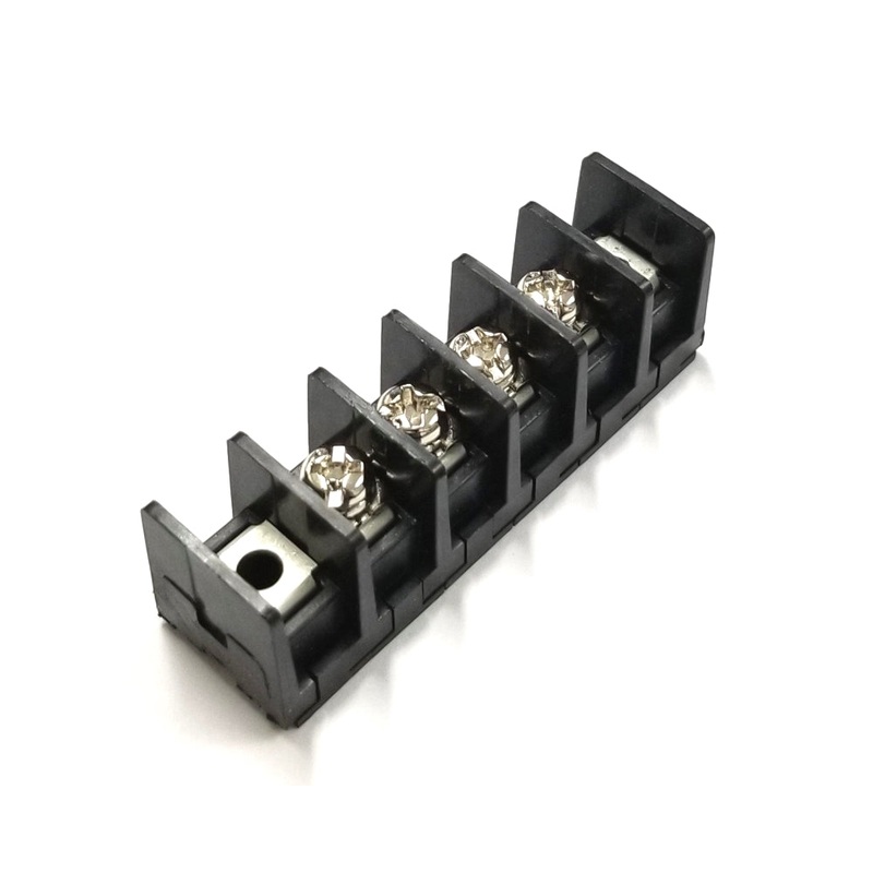 Sato Parts # ML-40-S3EXF-4P, 4 Position Screw Terminal Barrier Block ~ 10A @ 250V