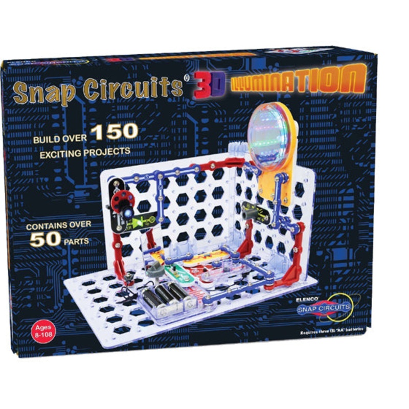 SC-3DI – SNAP CIRCUITS 3D ILLUMINATION BUILD OVER 150 PROJECTS
