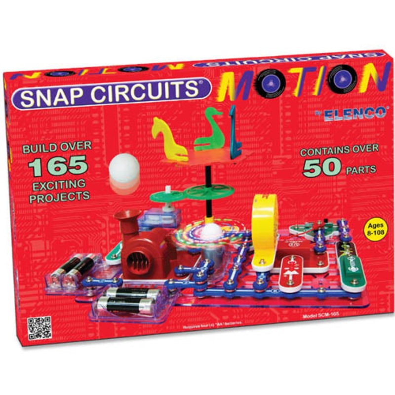 SCM-165 – SNAP CIRCUITS – MOTION BUILD OVER 165 PROJECTS