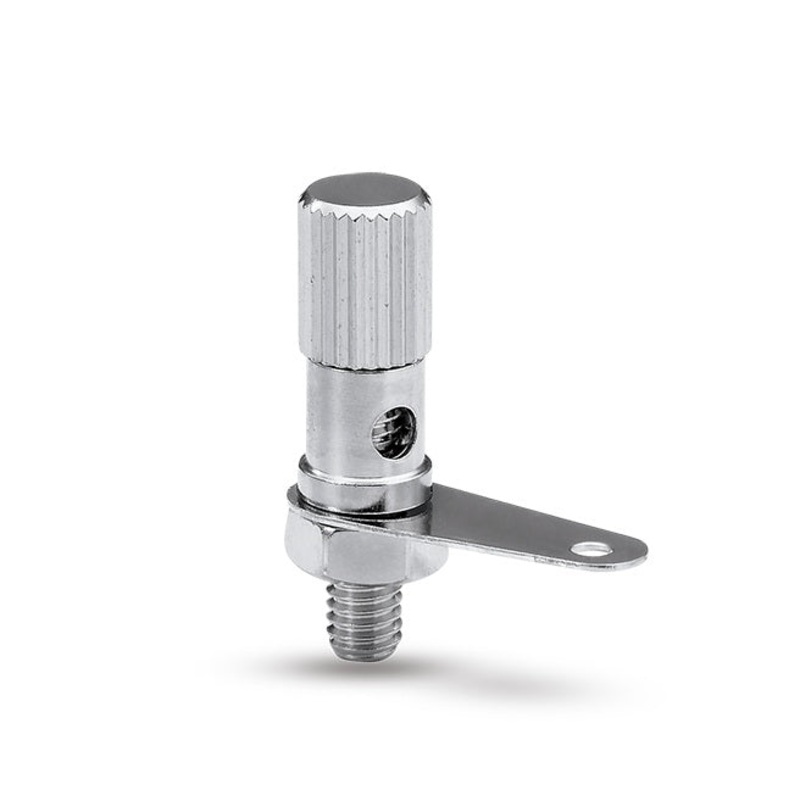 T-15, Sato Parts 5.0mm Diameter Chrome Binding Post for 26-16AWG Wire