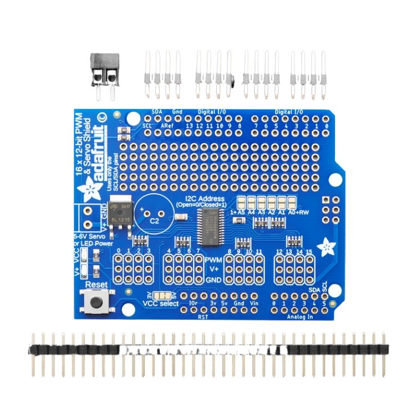 1411 – ADAFRUIT 16-CHANNEL 12-BIT PWM/S SERVO SHIELD I2C INTERFACE