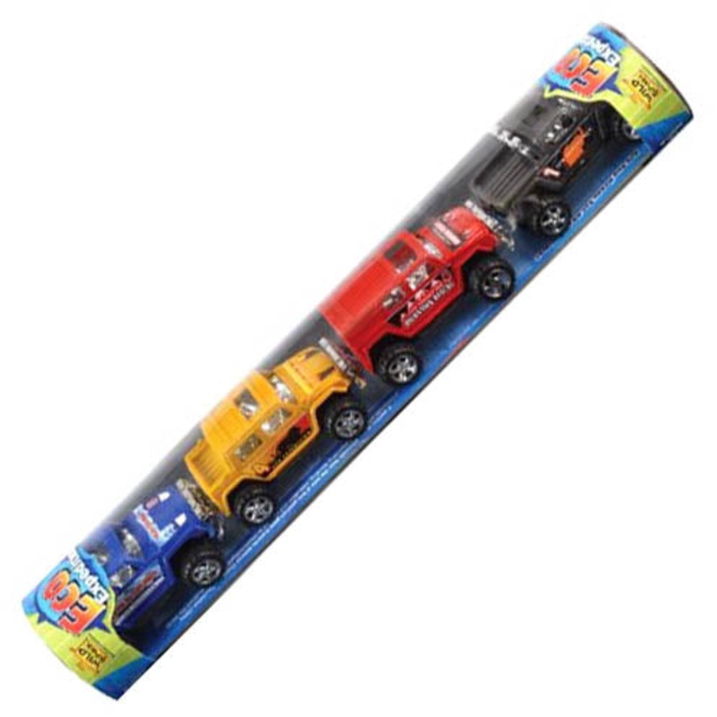 86588 – ZOO TRUCKS-PULL BACK ACTION  (4 pcs/pkg)