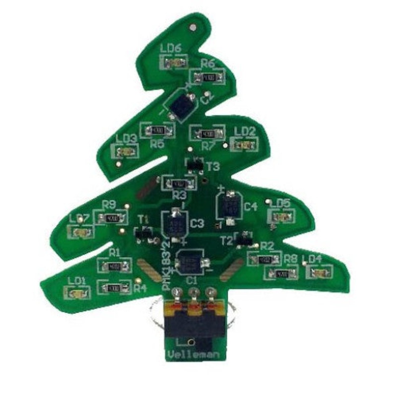 MK183 – CHRISTMAS TREE SMD KIT WITH USB