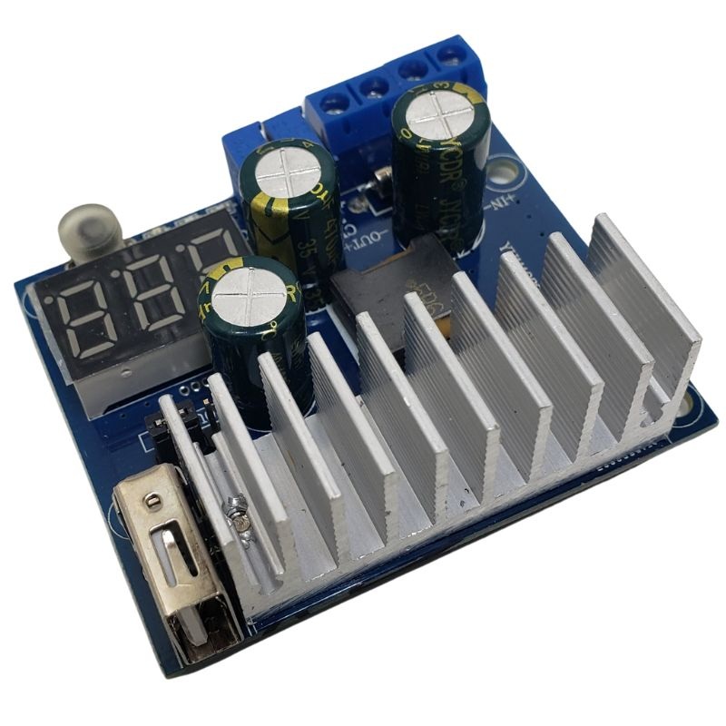 YH111082A – DC-DC VOLTAGE STEP-UP MODULE 3-35V 10A WITH DISPLAY