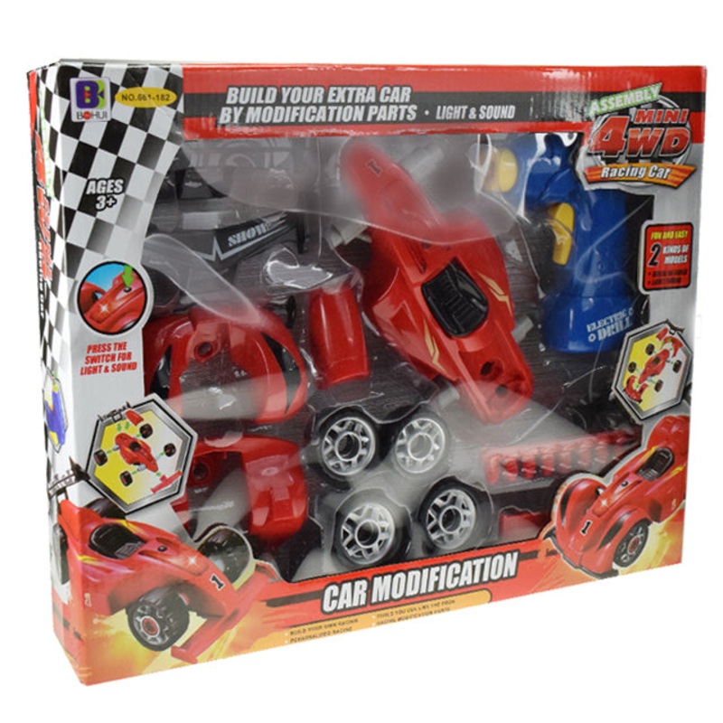 01884 – BUILD YOU OWN 4WD RACE CAR 24PCS/SET