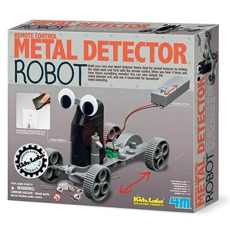 03297 – ROBOT METAL DETECTOR KIT WITH REMOTE CONTRL
