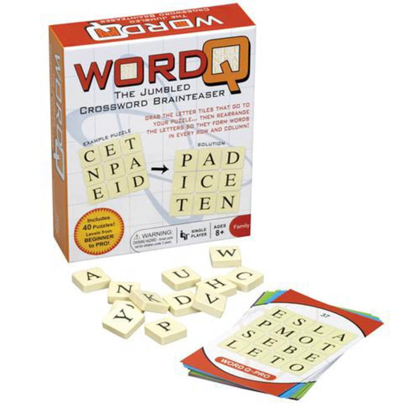 1501 – WORD Q-THE JUMBLED CROSSWORD BRAINTEASER INCLUDES 40 PUZZLES