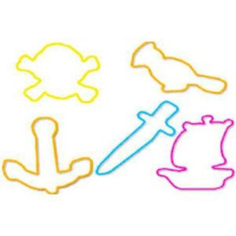 AAD181RB-144 – SILLY BANDZ-PIRATE THEME  (18 pcs/pkg)