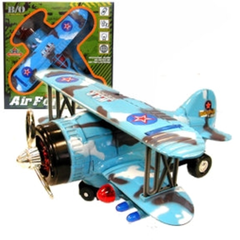 G2AS221 – AIR FORCE BI-PLANE USE 3XAA BATTERIES(NOT INCLUDED)