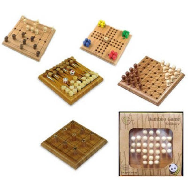 L00775 – POCKET BAMBOO GAME SET 6 GAMES ASSORTED STYLES