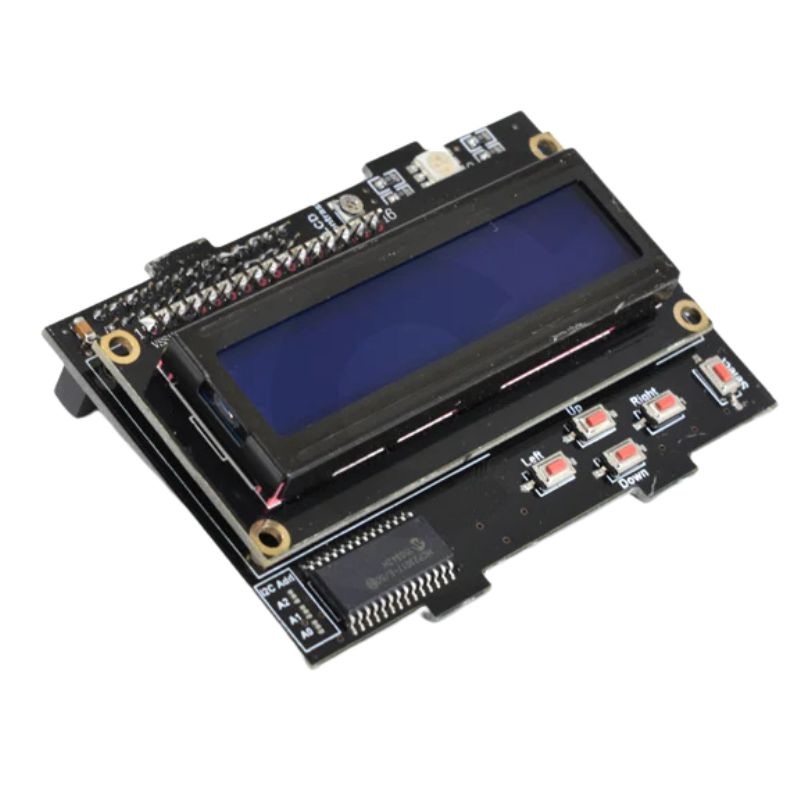 RASPE-162002 – LCD DISPLAY AND KEYPAD SHIELD 16X2 I2C INTERFACE